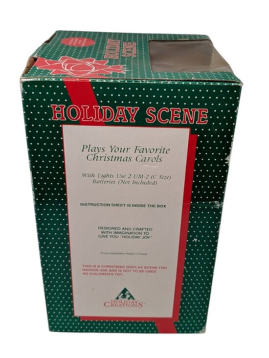 Vintage Liberty Bell Christmas Holiday Creations Musical Carolers Scene Dickens - Picture 5 of 8